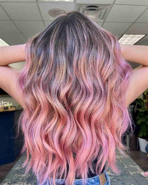 balayage pink